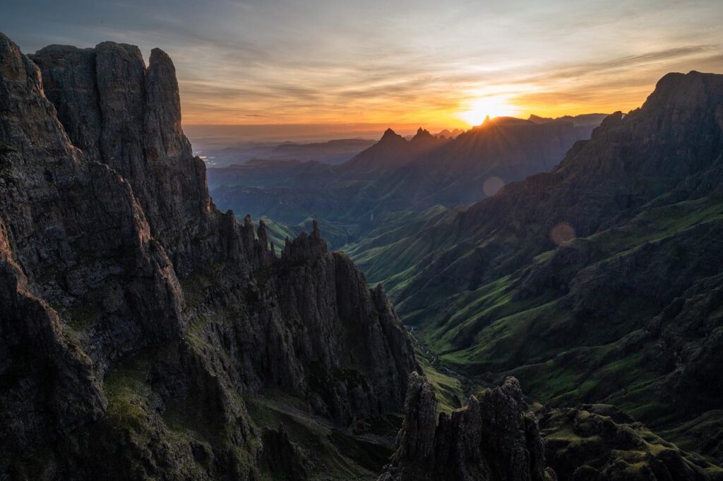 The majority of Drakensberg Hiking Trails can be found in the Northern and Central parts of the range